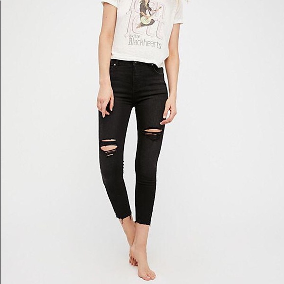 Free People Denim - Free People Shark Bite Skinny Jean